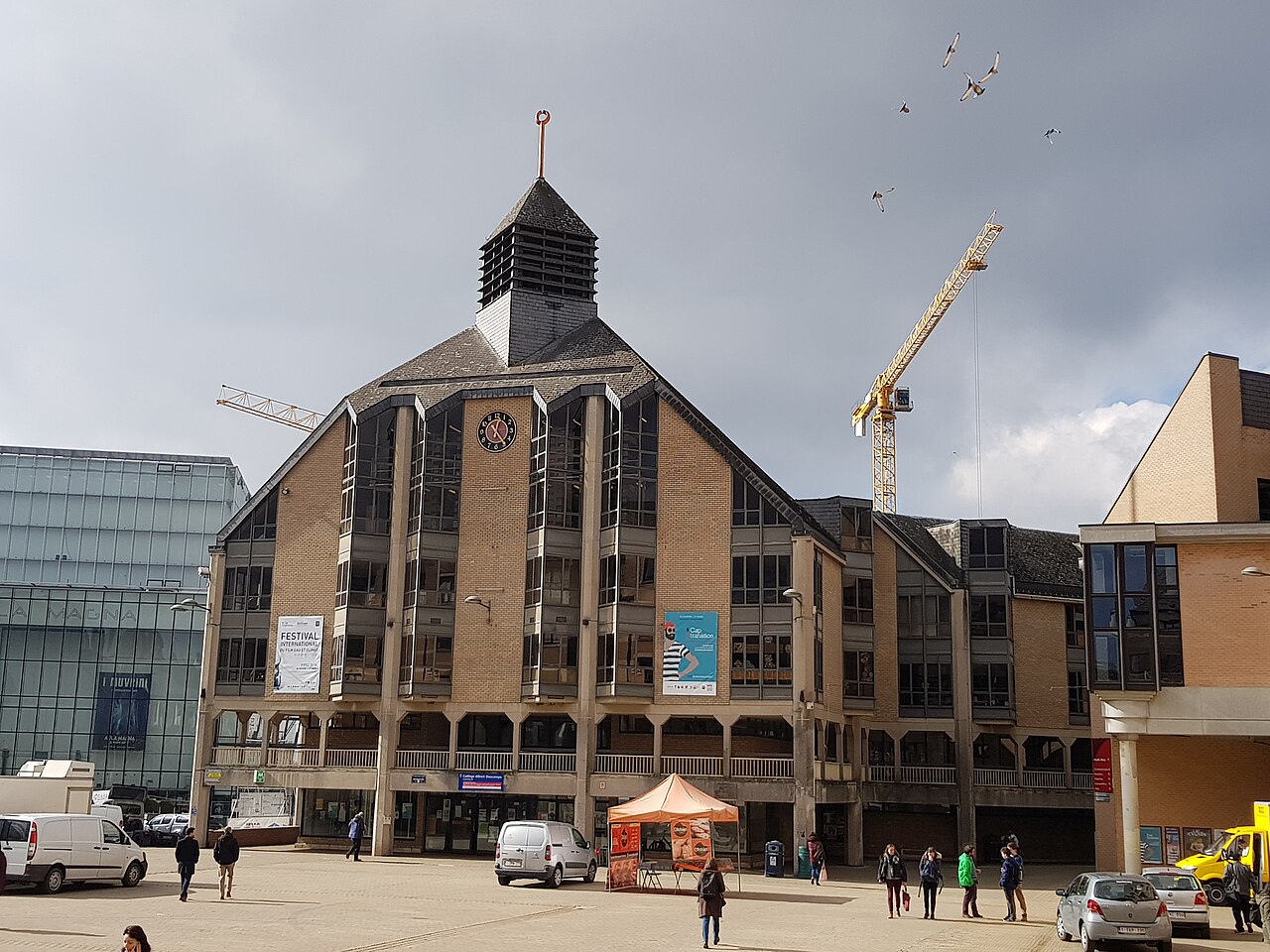Grand-Place in Louvain-la-Neuve, Belgium
